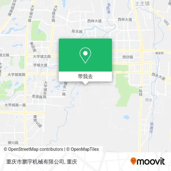 重庆市鹏宇机械有限公司地图