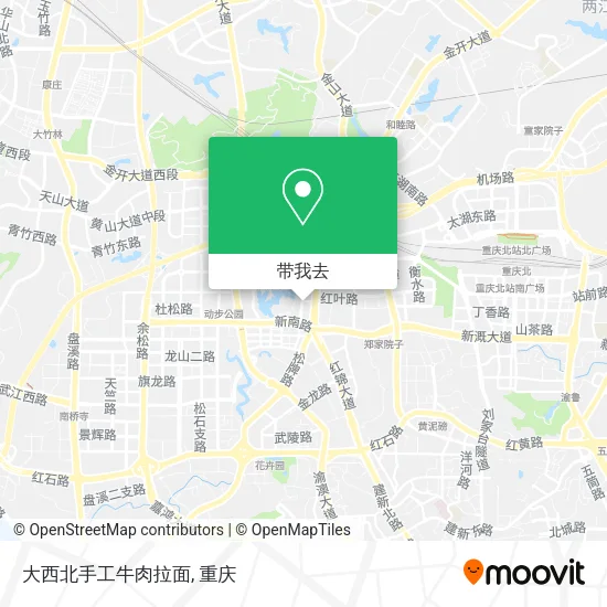 大西北手工牛肉拉面地图
