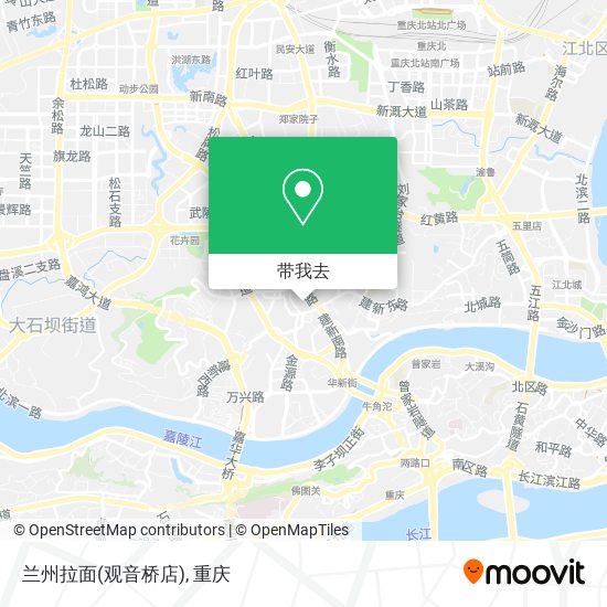 兰州拉面(观音桥店)地图
