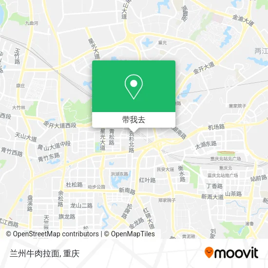 兰州牛肉拉面地图