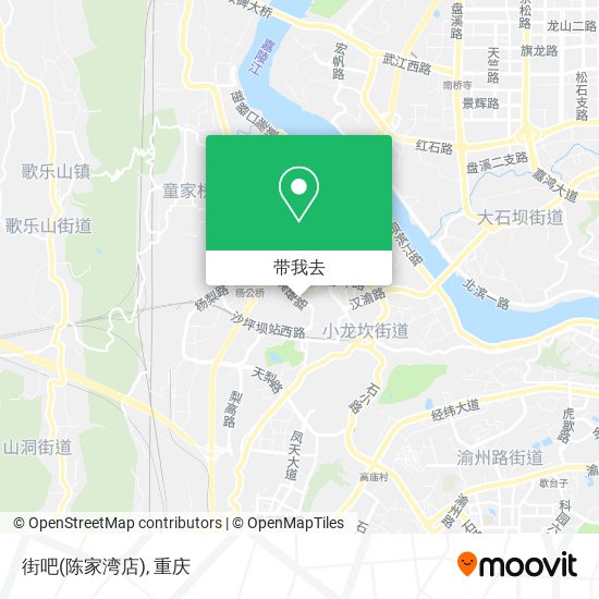 街吧(陈家湾店)地图