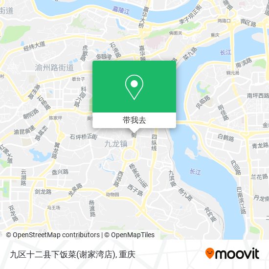 九区十二县下饭菜(谢家湾店)地图