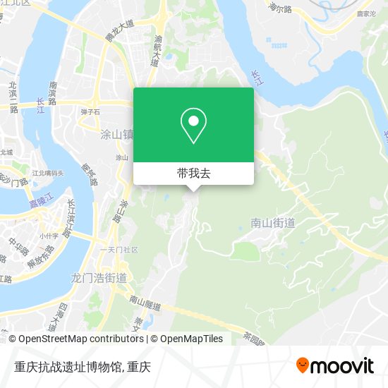 重庆抗战遗址博物馆地图