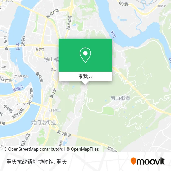 重庆抗战遗址博物馆地图