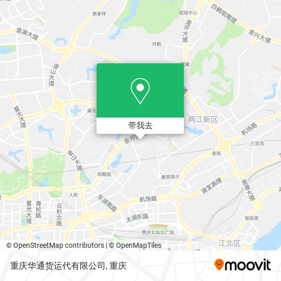 重庆华通货运代有限公司地图
