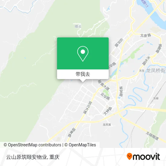 云山原筑颐安物业地图