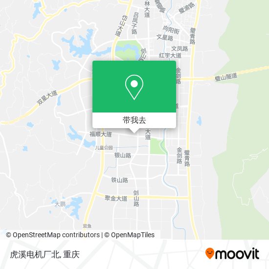 虎溪电机厂北地图