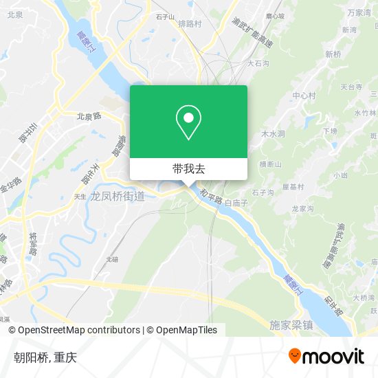 朝阳桥地图