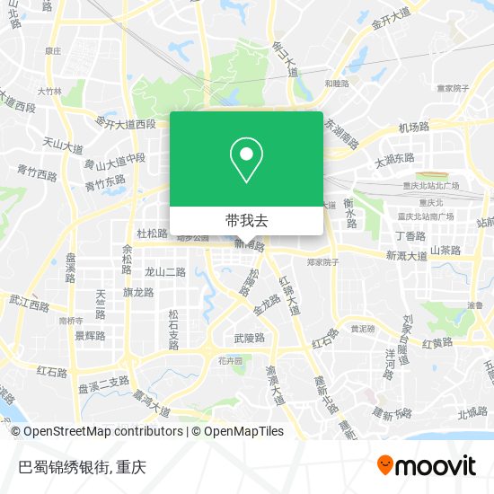 巴蜀锦绣银街地图