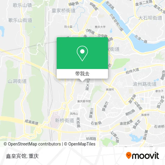 鑫皇宾馆地图