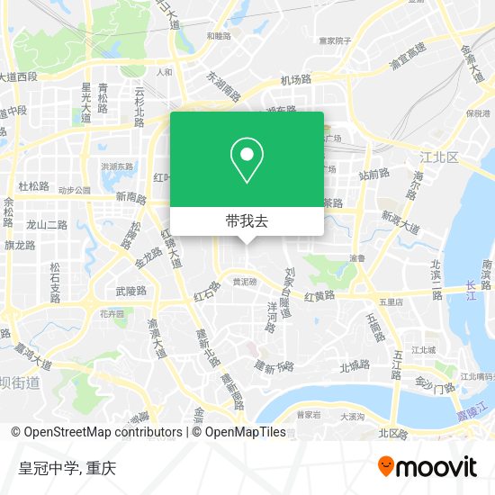 皇冠中学地图