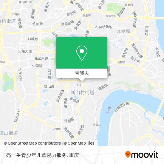 亮一生青少年儿童视力服务地图