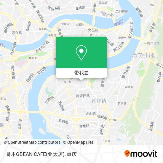 哥本GBEAN CAFE(亚太店)地图