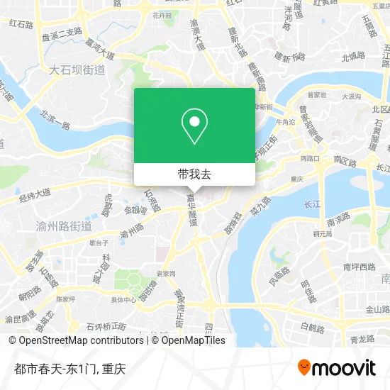 都市春天-东1门地图