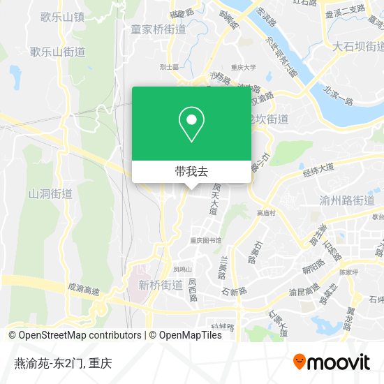 燕渝苑-东2门地图