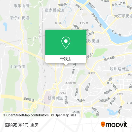 燕渝苑-东2门地图