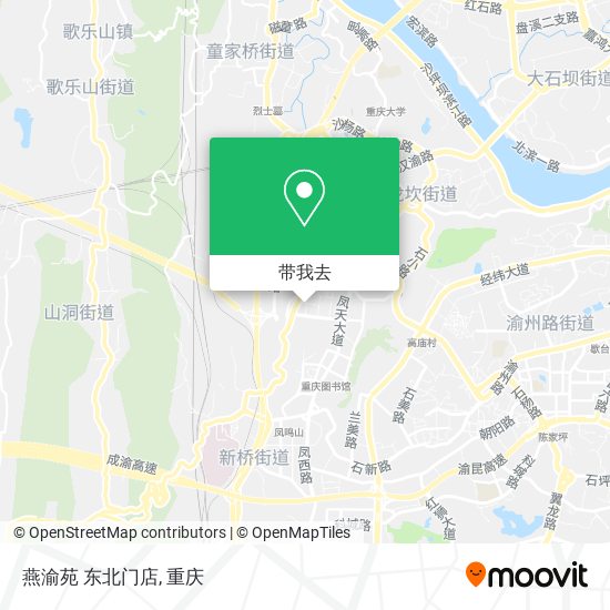 燕渝苑 东北门店地图