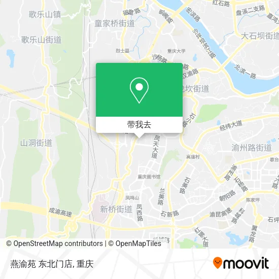 燕渝苑 东北门店地图