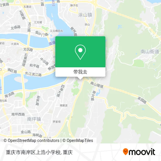 重庆市南岸区上浩小学校地图