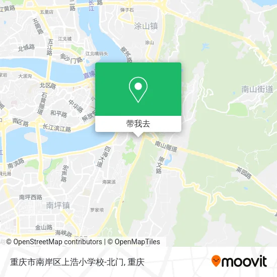 重庆市南岸区上浩小学校-北门地图