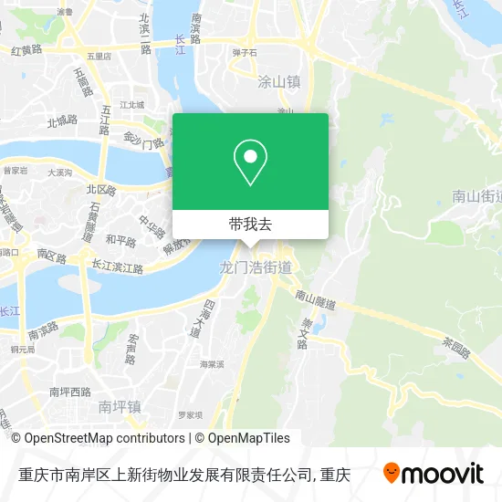 重庆市南岸区上新街物业发展有限责任公司地图