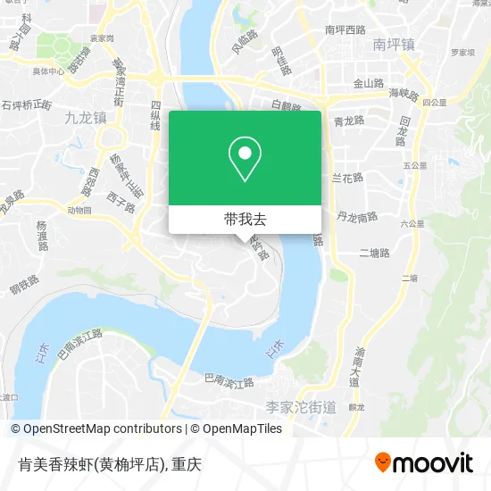 肯美香辣虾(黄桷坪店)地图