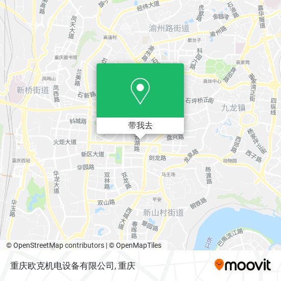 重庆欧克机电设备有限公司地图