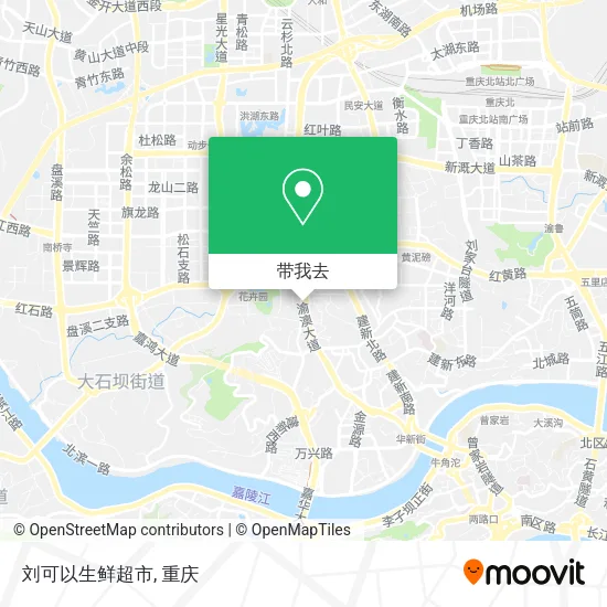 刘可以生鲜超市地图