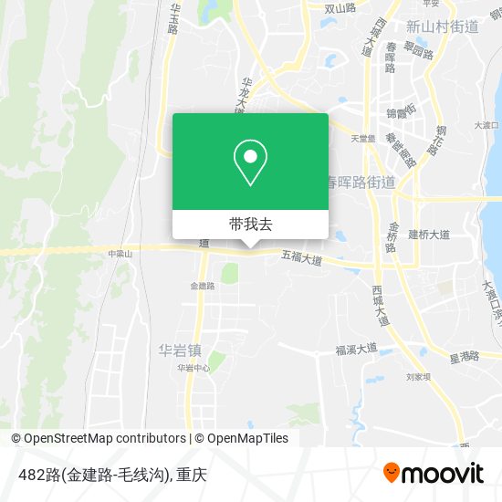 482路(金建路-毛线沟)地图