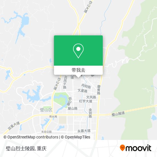 璧山烈士陵园地图