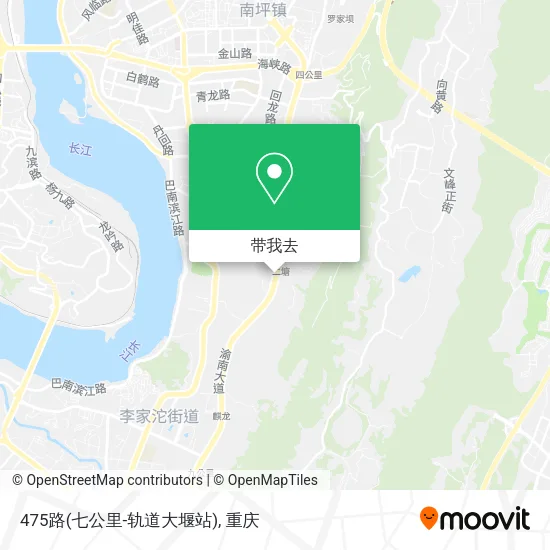 475路(七公里-轨道大堰站)地图