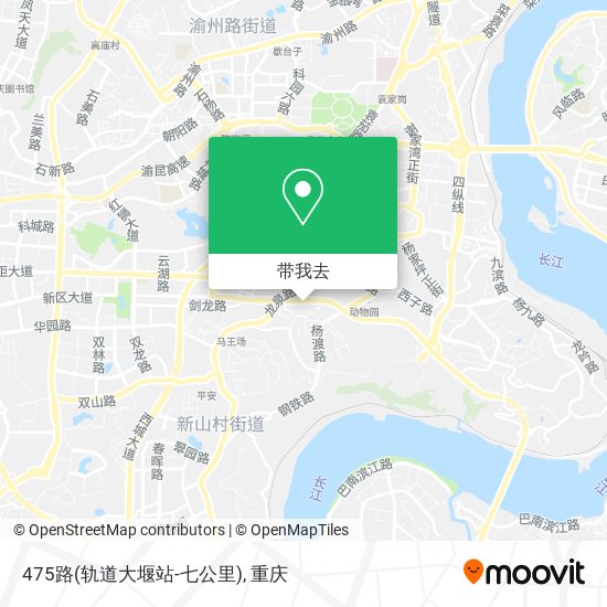 475路(轨道大堰站-七公里)地图