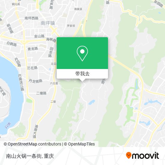 南山火锅一条街地图