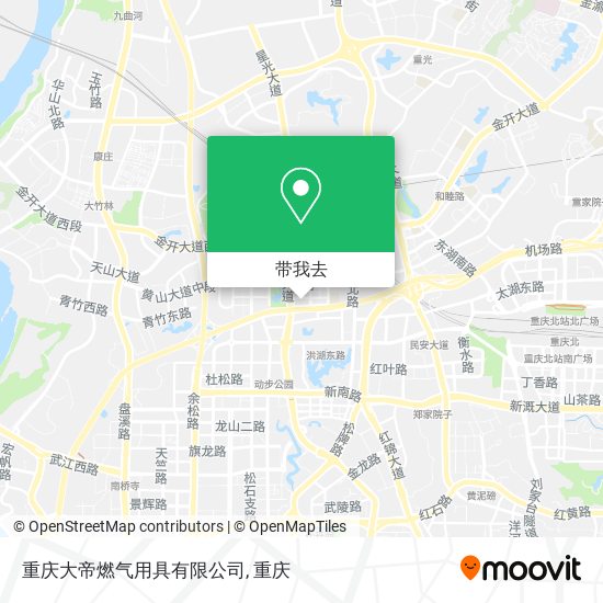 重庆大帝燃气用具有限公司地图