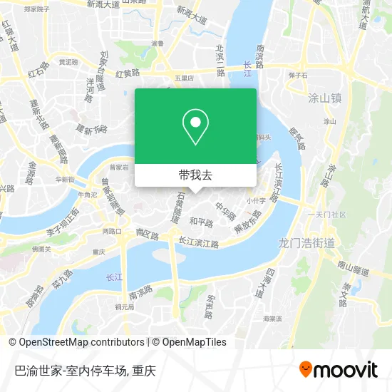 巴渝世家-室内停车场地图