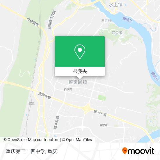 重庆第二十四中学地图