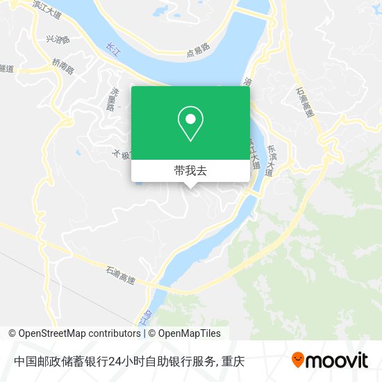 中国邮政储蓄银行24小时自助银行服务地图