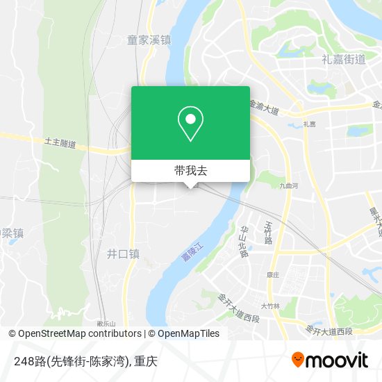 248路(先锋街-陈家湾)地图