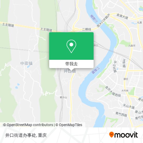 井口街道办事处地图