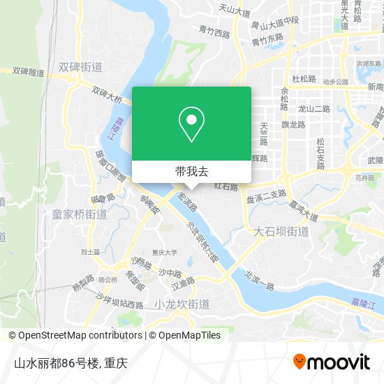 山水丽都86号楼地图