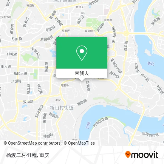 杨渡二村41幢地图