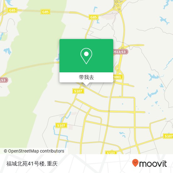福城北苑41号楼地图