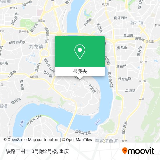铁路二村110号附2号楼地图