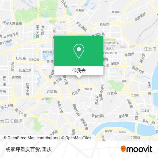 杨家坪重庆百货地图
