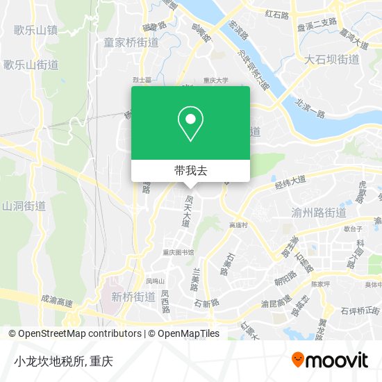 小龙坎地税所地图