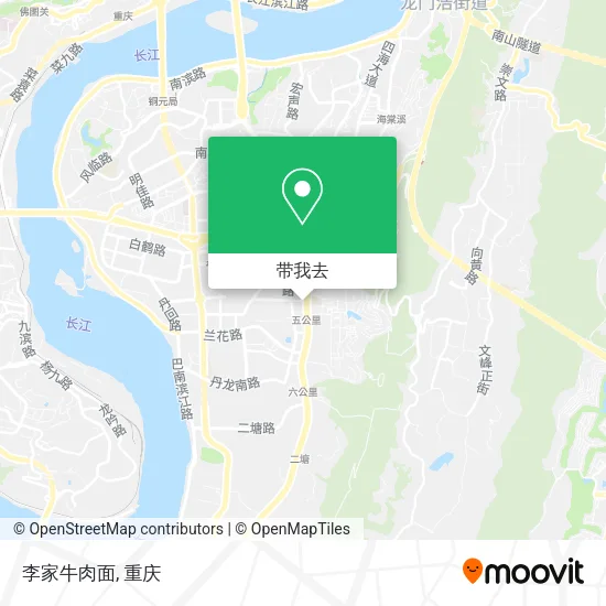 李家牛肉面地图