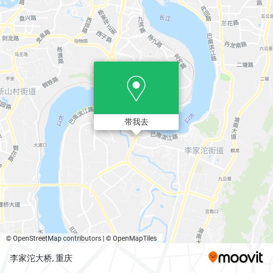 李家沱大桥地图