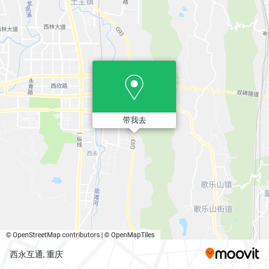 西永互通地图