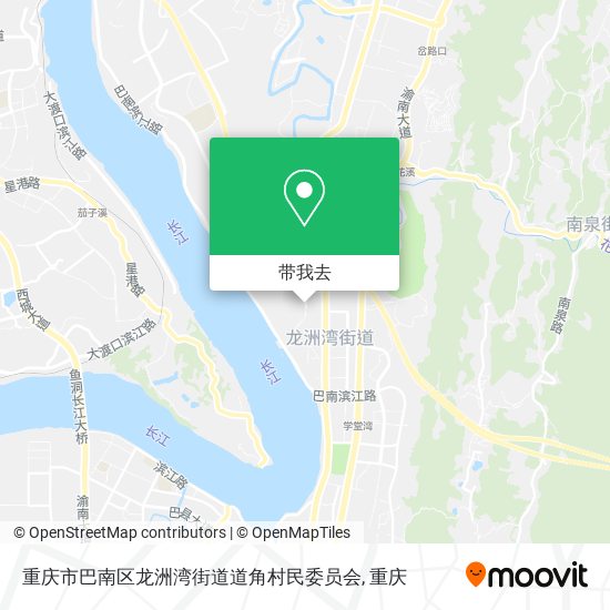 重庆市巴南区龙洲湾街道道角村民委员会地图