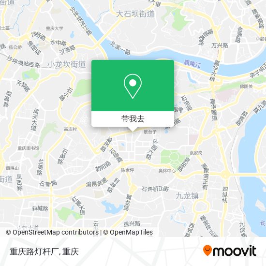重庆路灯杆厂地图